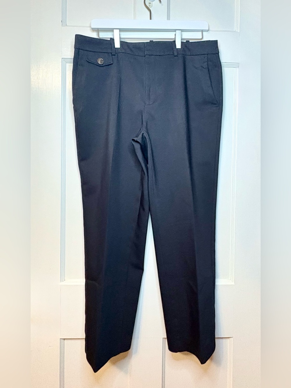 Men's Black Dress Pants - Classic Straight Fit